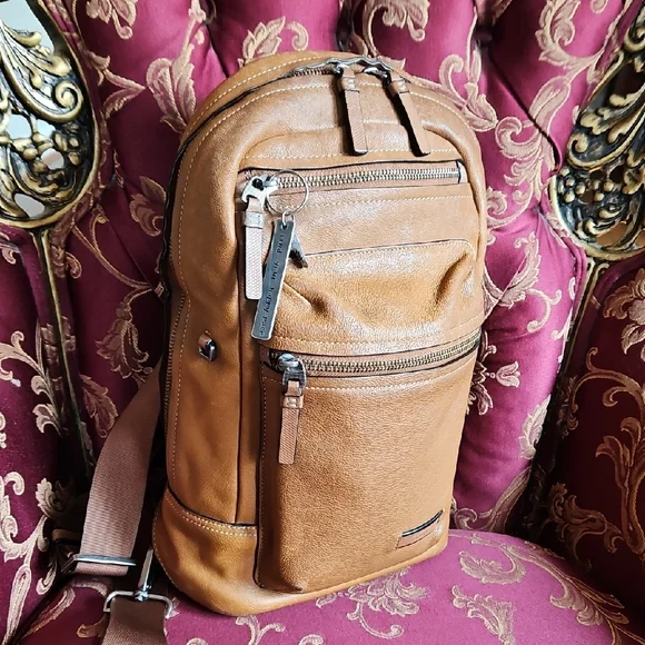 '.foldable traveling backpack.' Midnight Black - Recycled Travel Backpack | Made From 100% Recycled  Material main image 1
